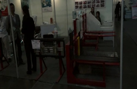 卫国在2012CeMat展会现场