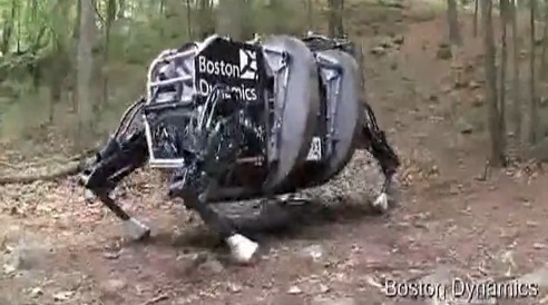 美研制骡子似机器人可山间行走