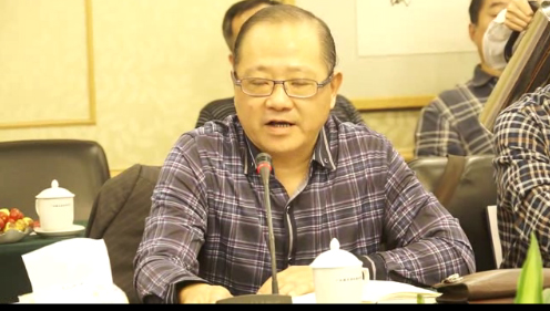 江苏靖江叉车有限公司董事长陆铭在中叉会上发言