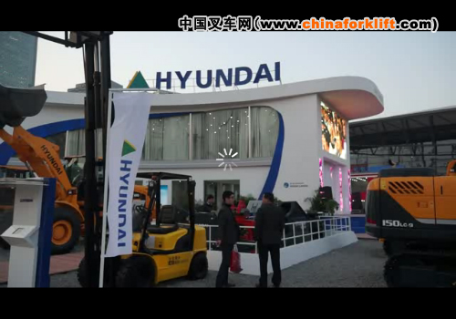 现代在上海宝马展上视频