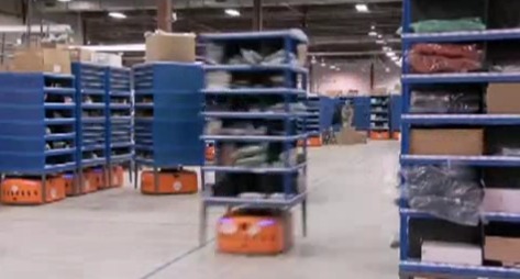 Kiva Systems Warehouse Automation at  Quiet Logistics