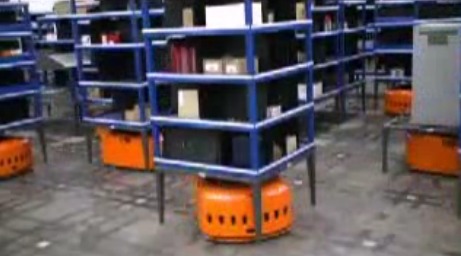 Warehouse Robots at Work
