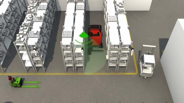 丰田叉车SpotME 警示系统